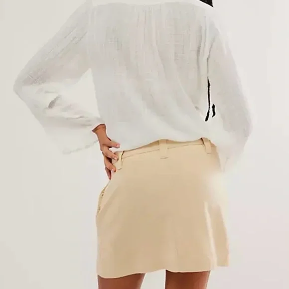 Free People Can’t Blame Me Mini Skirt Size 4 NWOT - Picture 2 of 6